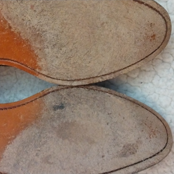 Allen Edmonds Black Sanford Leather Derby Shoes + Box/Bags...